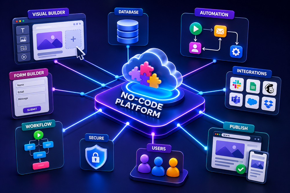 No-code platformalar: Dasturlashsiz zamonaviy ilovalar yaratish texnologiyasi