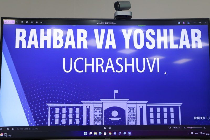 Jondorda bitiruvchi yoshlar bilan "Rahbar va yoshlar uchrashuvi" bo‘lib o‘tdi