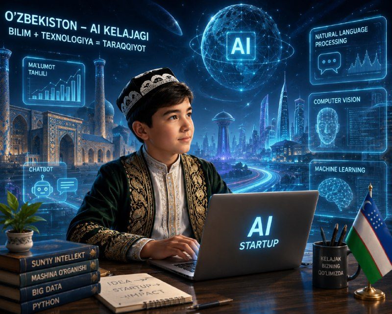 Sun'iy intellekt texnologiyalari sohasida startap mualliflari diqqatiga!