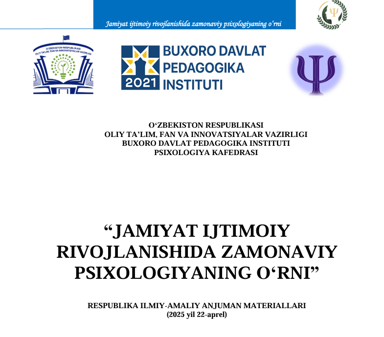 THE ROLE OF MODERN PSYCHOLOGY IN THE SOCIAL DEVELOPMENT OF SOCIETY