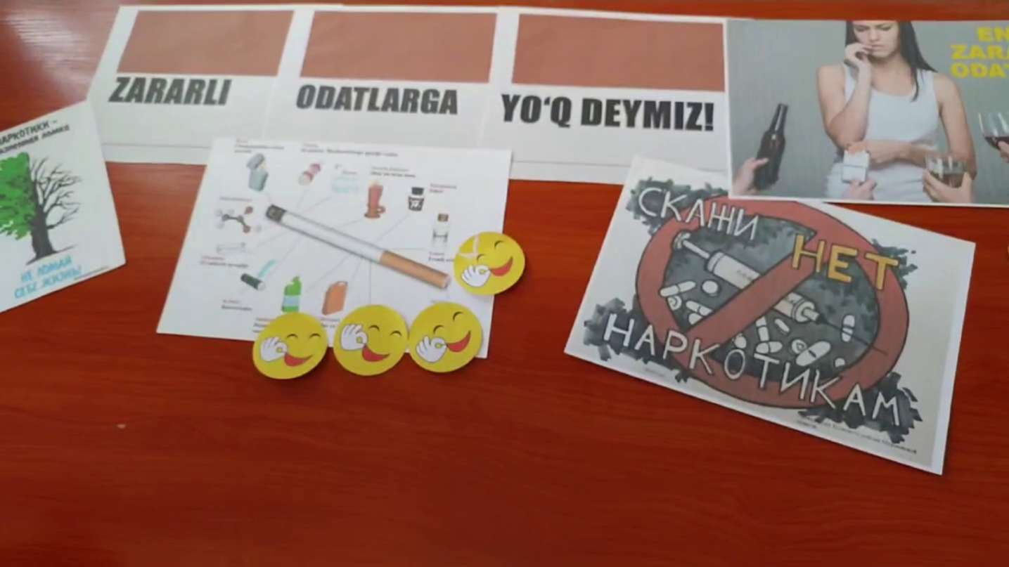 ‘Zararli odatlarga yo‘q deymiz’ mavzusida psixologik aksiya