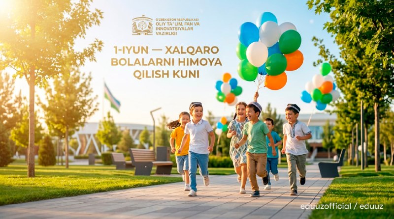 June 1 — International Children's Day!