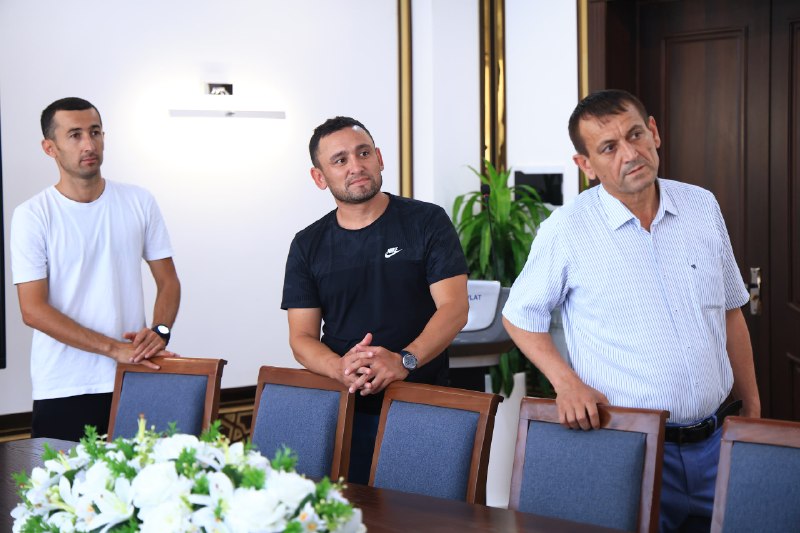 "Yangi O'zbekiston talabalar olimpiadasi" musobaqalari oldidan futbolchi talabalar bilan uchrashuv o'tkazildi