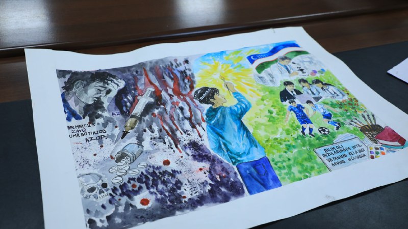 “Youth – we are against drug addiction!”