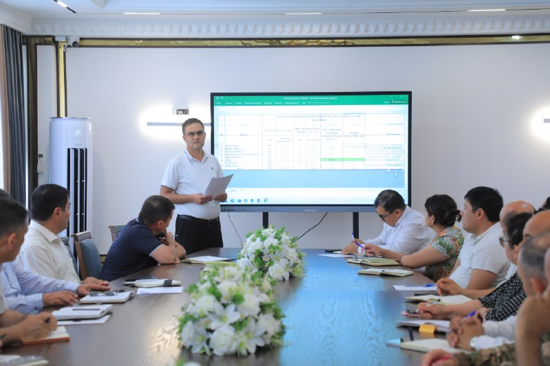 Buxoro davlat pedagogika institutida rektoroldi yig'ilishi bo'lib o'tdi