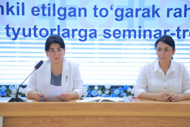 "Dolzarb 90 kun" loyihasi doirasida seminar-trening o'tkazildi