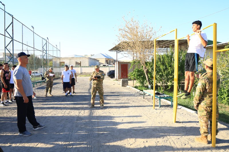 Buxoro davlat pedagogika institutida Chaqiriqqacha harbiy ta’lim yo‘nalishi bo‘yicha kasbiy (ijodiy) imtihonlar bo'lib o'tdi